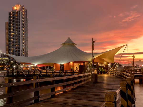 Sunset in Jakarta Beach